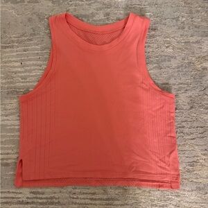Lululemon Athletica Train to Be Coral Tank Top
